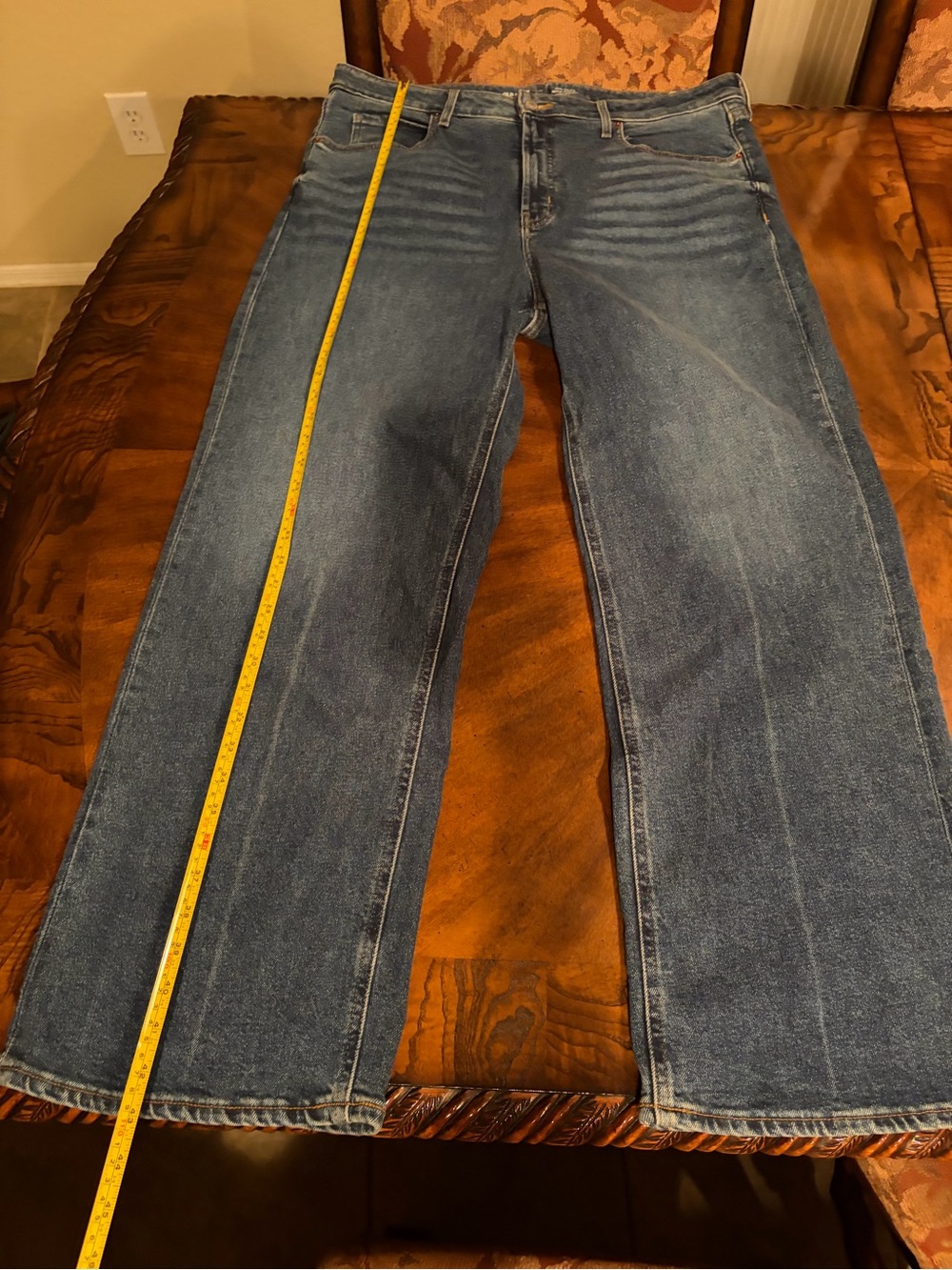 Old Navy sky high wide leg jeans Size 16